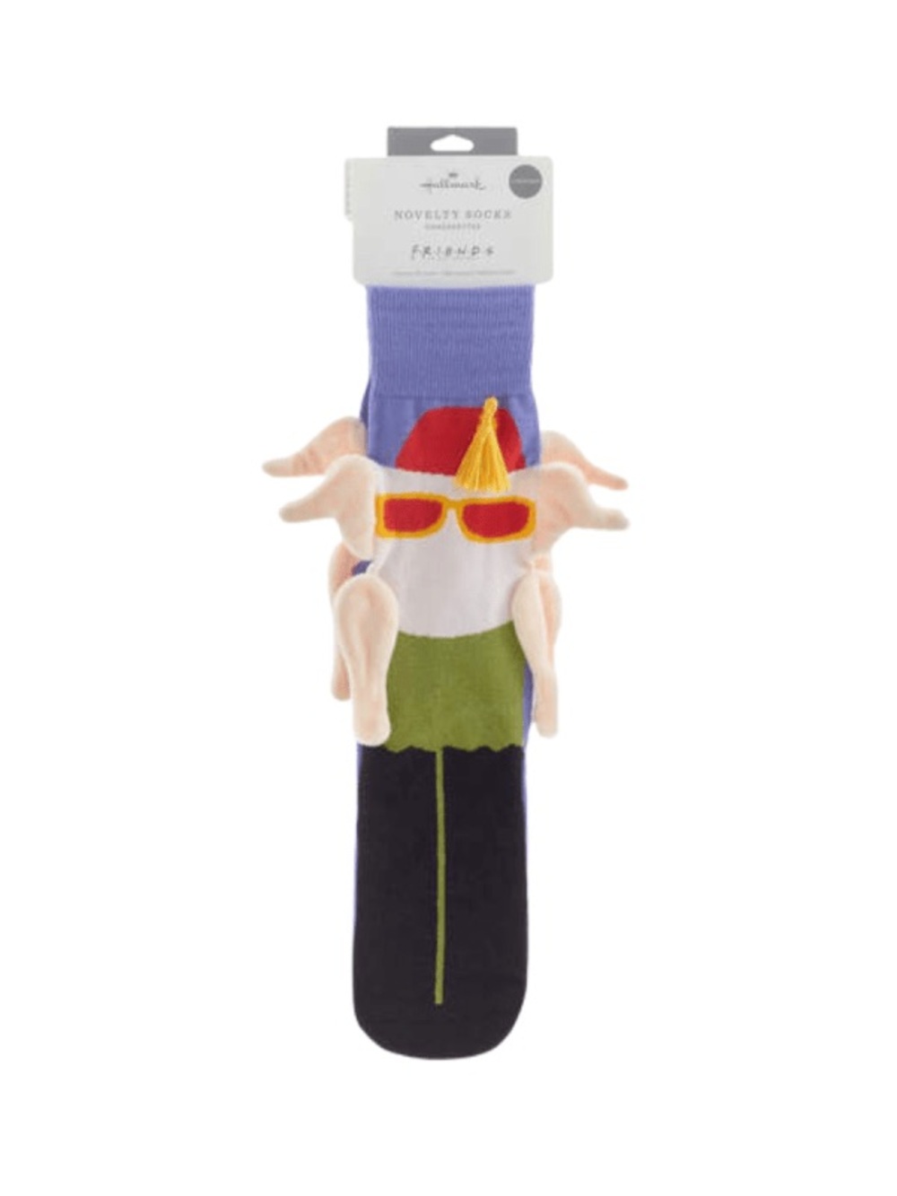 NWT Unisex Hallmark F•R•I•E•N•D•S Novelty Turkey Funny Thanksgiving Socks